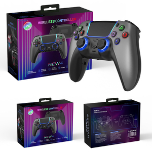 Ps4无线游戏控制器，带六轴陀螺仪和双振动 - Product Image 4