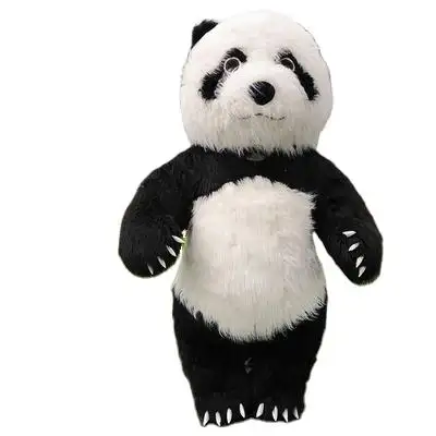 Yeni yağ Panda maskot kostümleri kostüm yetişkin boyutu özel