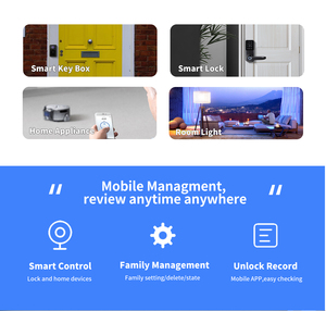 Akıllı anahtar depolama kilit kutusu K5 kablosuz şifre anahtar güvenli alaşım kutusu su geçirmez Tuya TTLock App için - Product Image 5