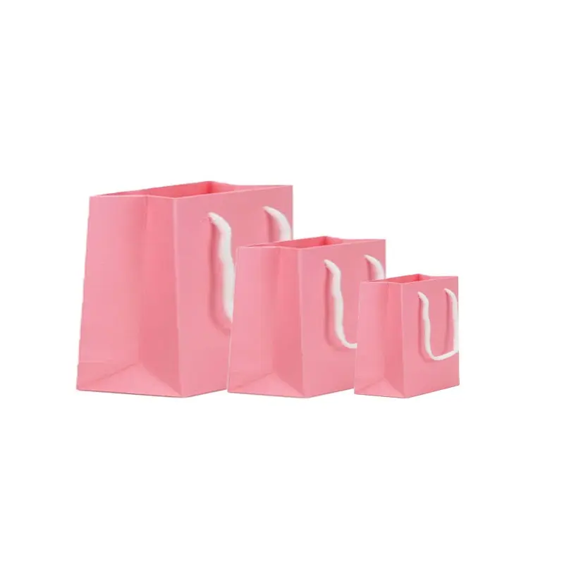 Sacchetto d'imballaggio riciclato della carta Kraft riciclata del sacchetto di carta del mestiere dei sacchetti della spesa di stampa di marca su ordinazione di alta qualità con la maniglia