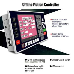 <strong>Servo</strong> Stepper Motor <strong>CNC</strong> Offline Motion <strong>Controller</strong> 1-4 <strong>Axis</strong> Programmable <strong>Controller</strong> RS485 TC55V USB Engraving Router
