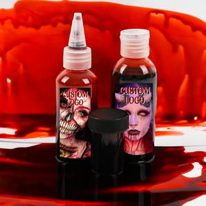 Halloween Faux Plasma Kunstblut Artificielle Sangre Falsa Vieux Sang Sang Frais SFX Personnalisable Bouteille Sang - Product Image 6
