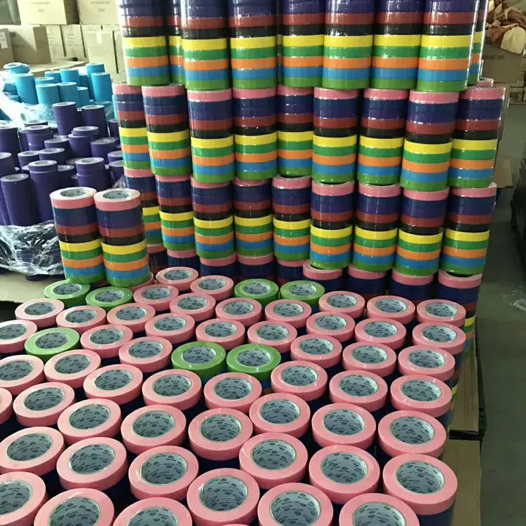 ISO9001 Zertifiziert Fabrik Liefern Direkt 12 Verschiedene Farbe Masking Tape/Maler Band