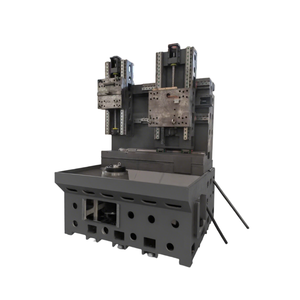 Centro de torneado CNC vertical VTC1200 con centro de torneado vertical resistente de alta precisión para fabricante de procesamiento de metales - Product Image 2