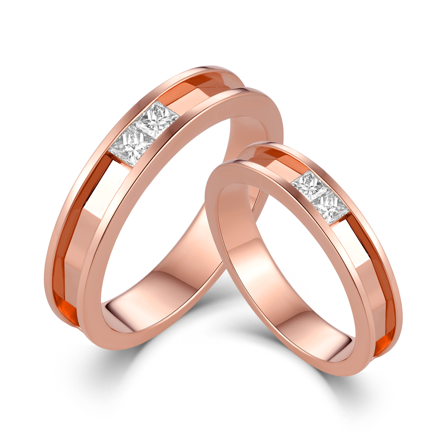 18K White Gold