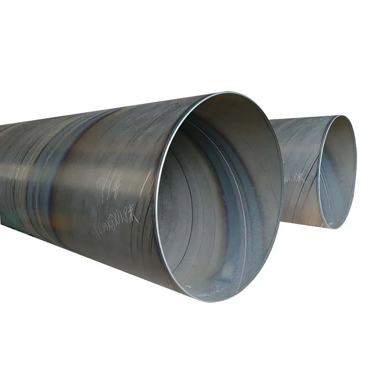 Tubo de acero grueso de 6mm-20mm SSAW Tubo de acero al carbono de 609 mm Costura helicoidal Tubo de acero soldado en espiral utilizado para tuberías de petróleo y gas