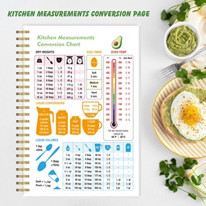 Cuaderno de recetas en blanco personal personalizable A5, diario de recetas con encuadernación en espiral de doble alambre para escribir tus propias recetas - Product Image 5