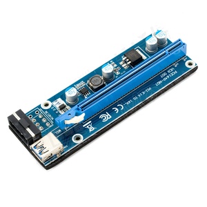 อุปกรณ์เสริมคอมพิวเตอร์อื่นๆสายต่อ USB 3.0 60ซม. Ver 007การ์ดลูกเกด Pcie 4-Pin 16x ถึง1x ไรเซอร์การ์ดขับเคลื่อน - Product Image 5