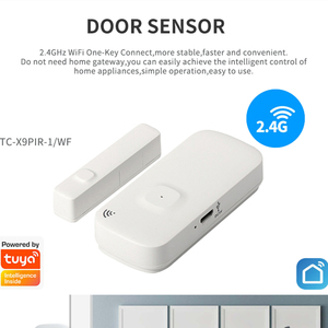 Sensor de ventana magnético inteligente con Wifi, Sensor de contacto de seguridad para el hogar, compatible con aplicación Tuya, Monitor móvil - Product Image 3