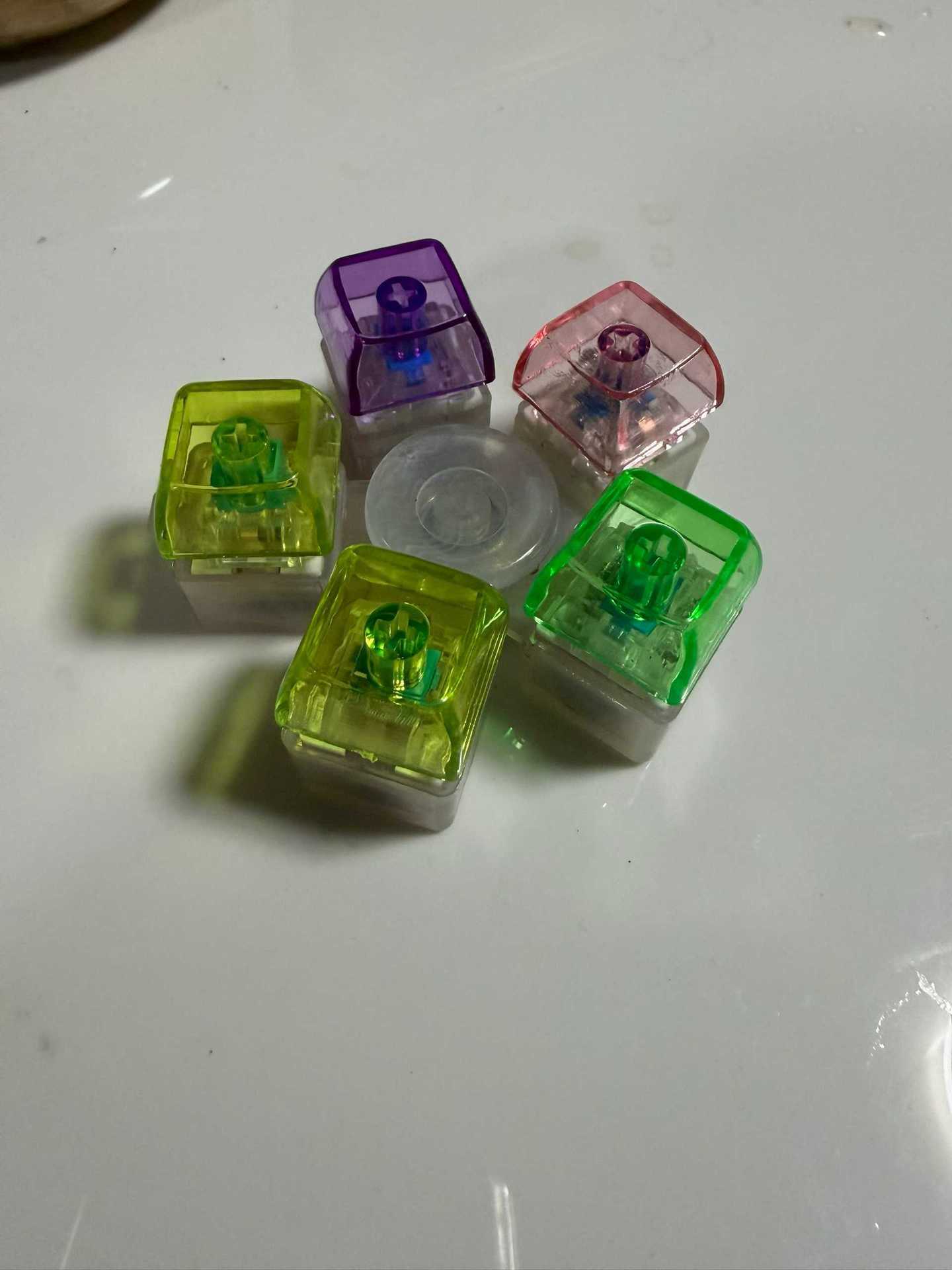 Five-key press finger gyro-color cap
