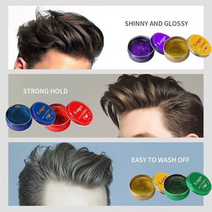 Toptan özel erkekler kadın Premium pomad aşırı tutun güçlü Logo ile hiçbir ter kenar kontrolü tutun - Product Image 3