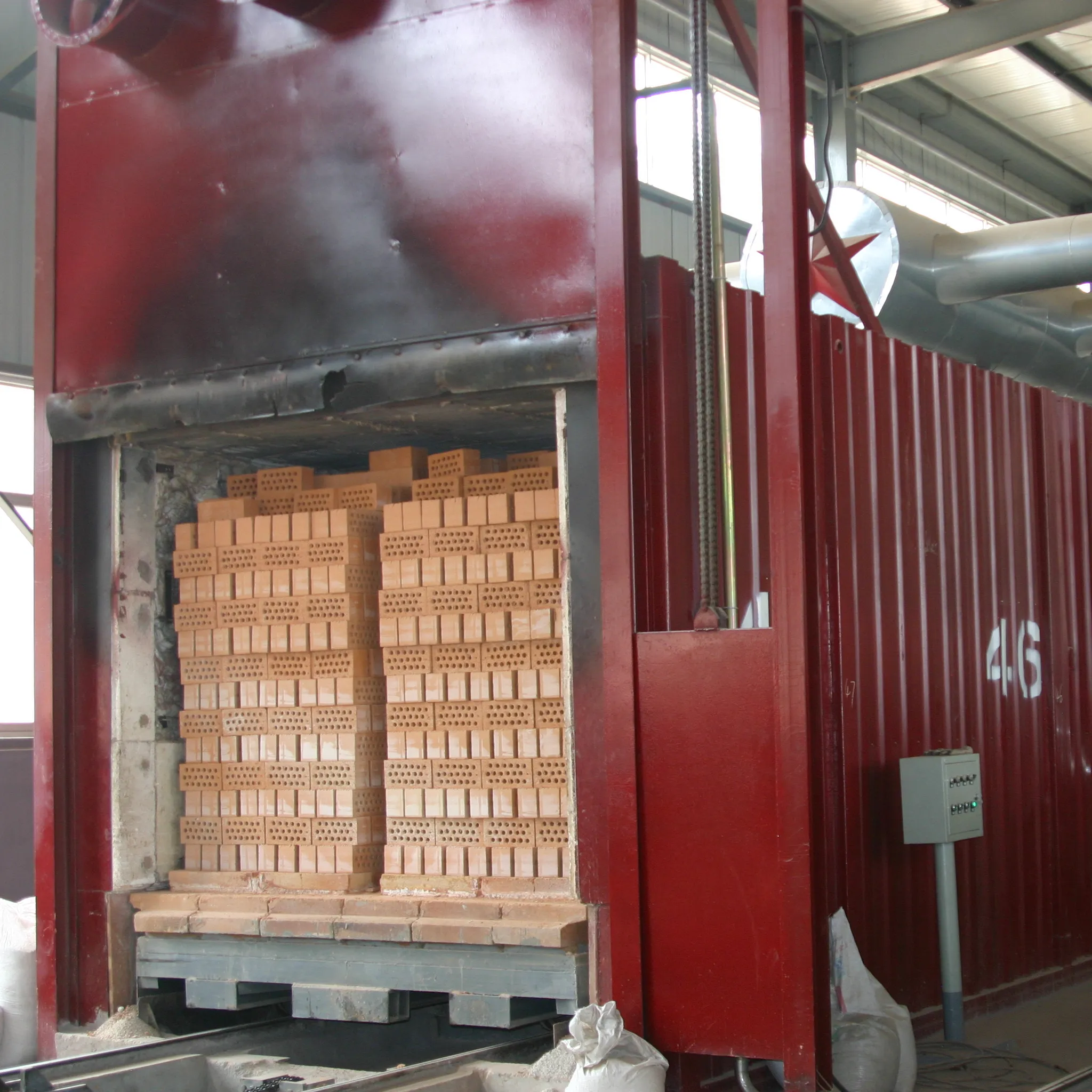 Linea di produzione di mattoni rosso argilla completamente automatica macchinario fly ash bricks costo di installazione della pianta