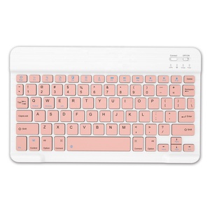 Teclado inalámbrico portátil a buen precio, combinación de teclado y ratón coloridos para iPad, PC, tableta, teléfono portátil - Product Image 6