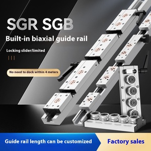 Riel deslizante de rodillo deslizante para carpintería SGR SGB de alta precisión, guía lineal de doble eje integrada, bloque de rodamiento de núcleo de nueva condición - Product Image 3