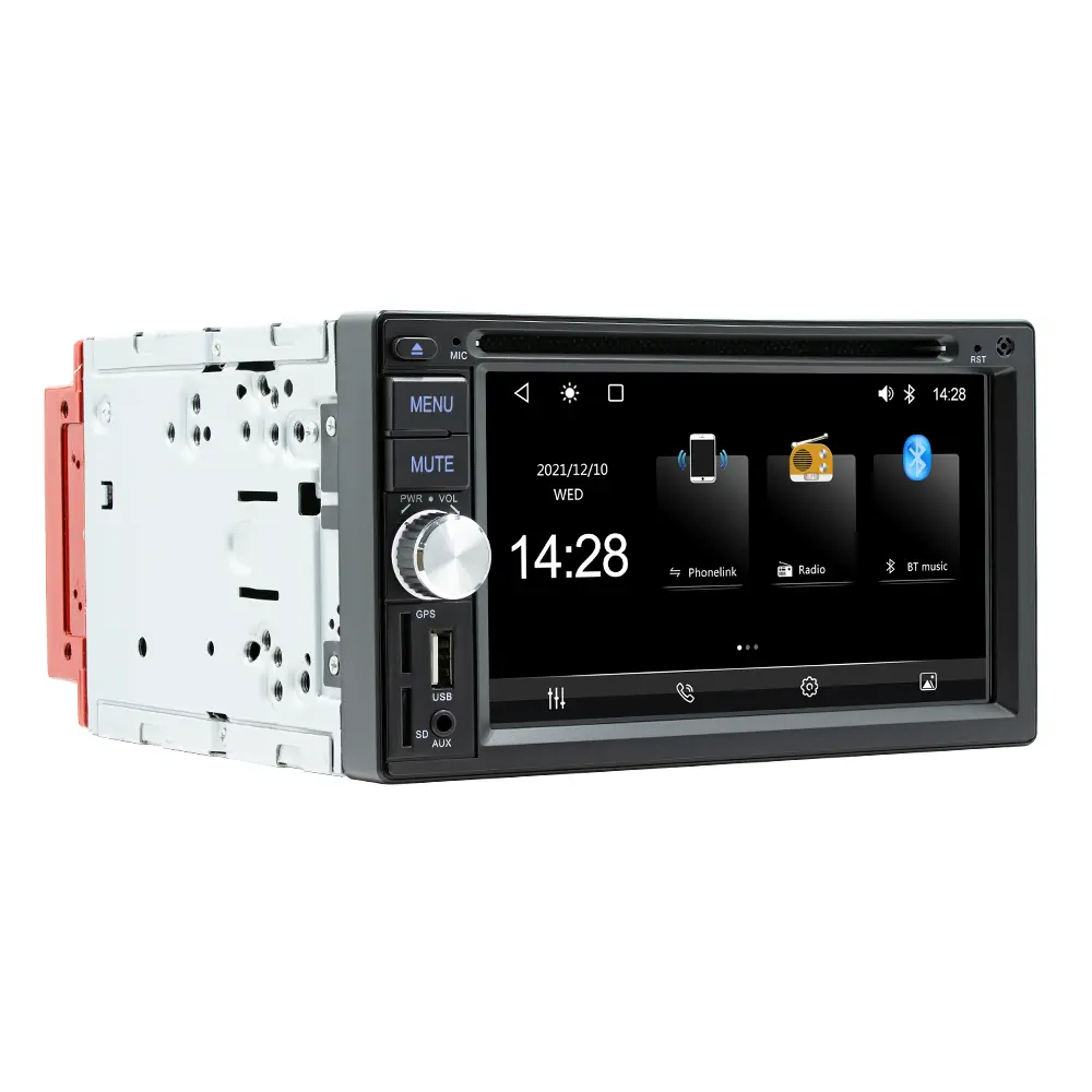 6,2 pulgadas S4800 REPRODUCTOR DE DVD para coche 5,0 HD vídeo de marcha atrás coche MP5 con cable Carplay coche reproductor Multimedia multifunción