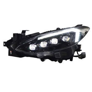 Suitable for 14-19 Mazda <strong>3</strong> Axela Headlights Modification <strong>LED</strong> Daytime Running Light with Crystal Lens and Flowing Turn Signa - Product Image 1