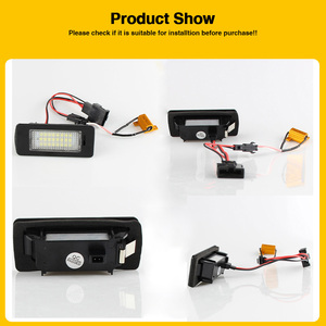 Canbus ไฟป้ายทะเบียนรถ LED สำหรับ VW PASSAT,ไฟแผ่นป้ายทะเบียนรถสำหรับ Audi A4 B8 A5 Q5 S5 A1 TT S4 A6 A7 2008-2013 - Product Image 2