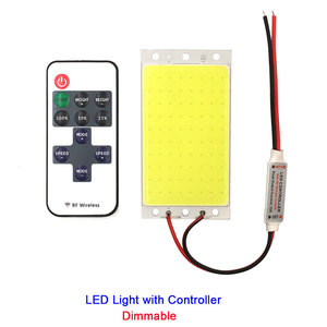 Remote Control COB LED Panel Light 12V 15W Dimmable LED Lighting Board Plate RC LampためDecoration Bulbs DC12V 94x50mm - Product Image 4
