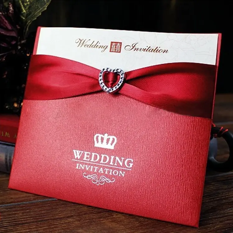 Cartoline di inviti di nozze con stampa Laser opaca personalizzate e stampate di lusso