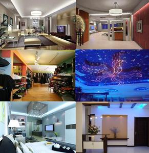 工厂定制彩色低压发光二极管DC12V/24V 9.6W/M SMD3528 120LED/M发光二极管灯带 - Product Image 5
