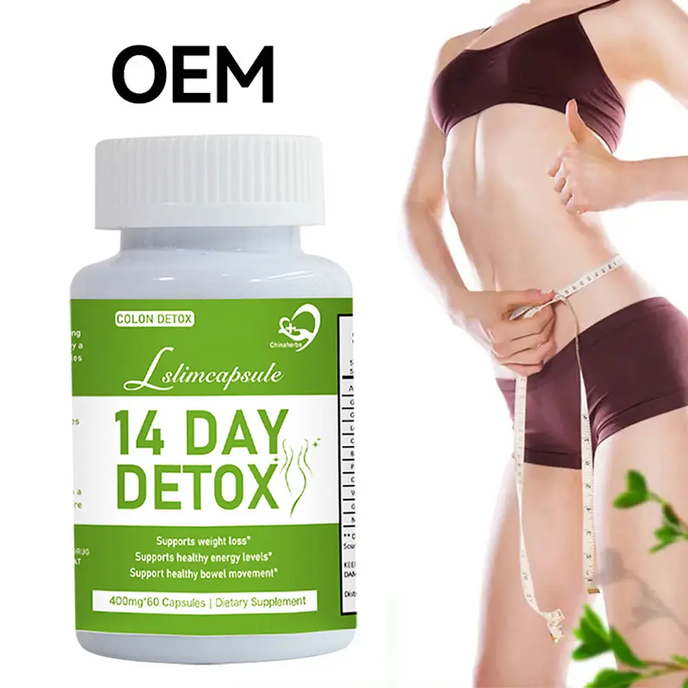 Gellules amincissantes extra Forte cápsulas Colon Cleansing Detox Fat Burning Lose Diet Pills Pérdida de peso Slim Green Tea