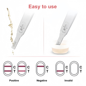 Kit de <span class=keywords><strong>test</strong></span> de grossesse urinaire précoce efficace équipement d'analyse pathologique électrique en plastique fabriqué à la maison par bâton intermédiaire - Product Image 5
