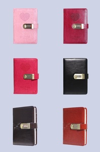 B6 Coded Lock Plan Weekly Leather Promotion Planner <strong>Elastic</strong> Tape Customized Logo HardCover PU Journal Agenda <strong>Notebook</strong> for Diary - Product Image 6