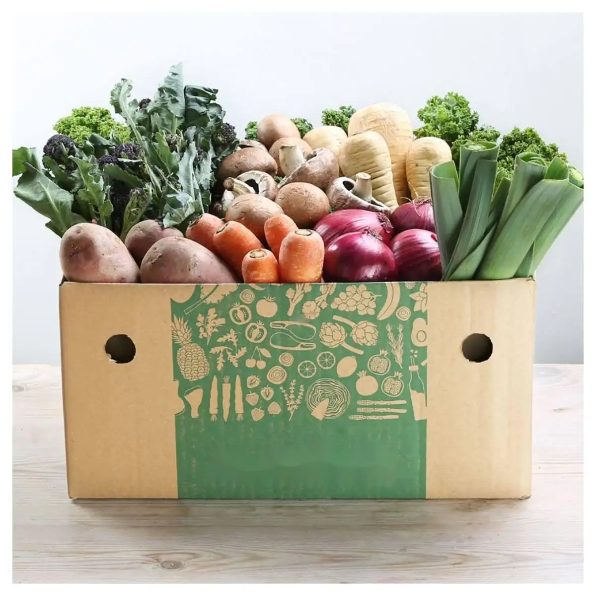 Fabrik preis Waxed Carton Wax Coated Cardboard Verpackungs schachteln für Gemüse