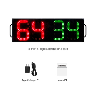 Led 18650充電式代替ボード交換カードサッカーサッカーデジタル電子代替プレーヤー変更ボード - Product Image 4