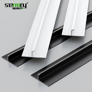 Nhôm sàn Ốp chân Tường Văn phòng Xây dựng nhôm Ốp chân tường Hội Đồng Quản trị với LED bóng khoảng cách hồ sơ tầng - Product Image 1