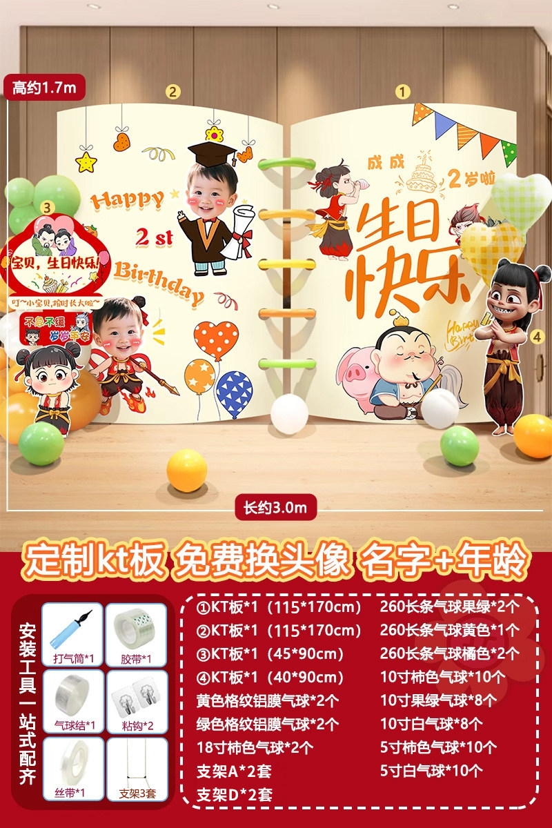 Birthday gift book decoration-which 17