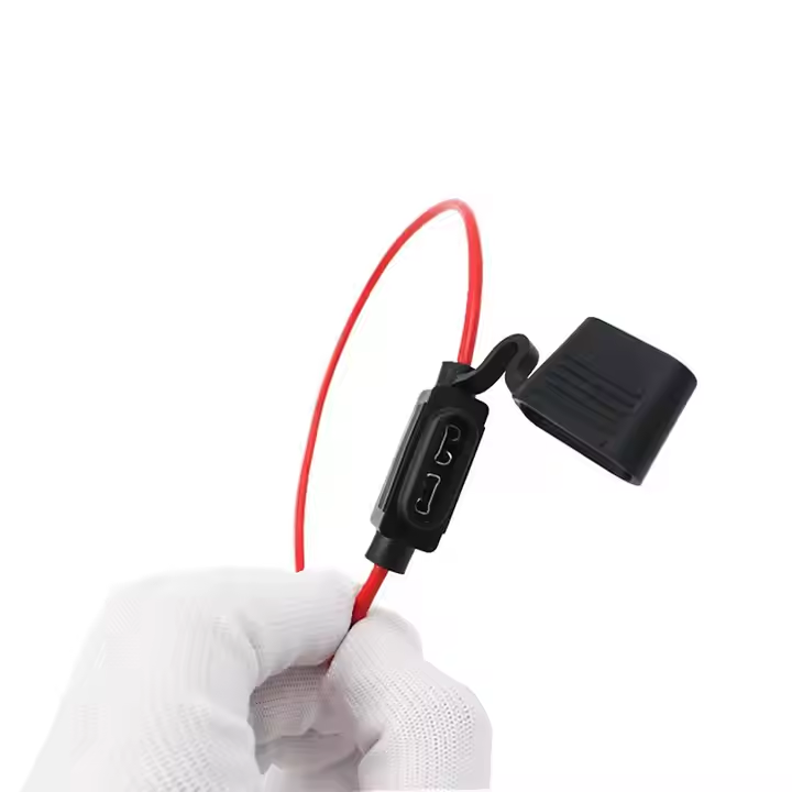 PVC Material 25A 32V ATC Fuse Holder Waterproof Inline Fuse ATC Fuses Holder for Automotive 2 Pin Component