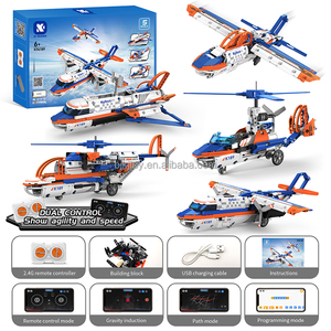 5 1 Baukasten für elektrische Roboter 325 Stück fern gesteuerte Flugzeug programmierung DIY-Montage Kunststoff material Gezielter Alters bereich 8 - Product Image 5