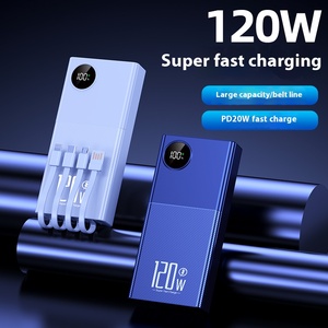 Zuot Factory OEM Mini <strong>Power</strong> <strong>Bank</strong> QC+PD3.0 Fast Charging 20000mah 30000mah <strong>Power</strong> <strong>Bank</strong> Portable Built in Cable - Product Image 5