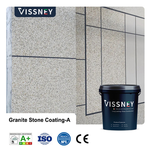 Visnney bền và không thấm nước bên ngoài lớp phủ tự nhiên-đá tìm kiếm với Dễ dàng phun ứng dụng Acrylic Vật liệu chính - Product Image 2