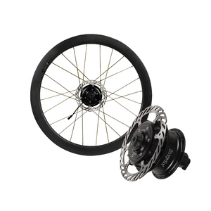 Kit de par de alta potencia para conversión de piezas de bicicleta eléctrica OEM/ODM, controlador integrado de Motor de cubo de eje pasante y rueda de Motor trasero con Sensor - Product Image 1