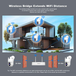 Kit NVR Wireless a 4 Canali con Telecamera di Sicurezza PTZ per Interni ed Esterni, Sistema CCTV di Sicurezza con Monitoraggio Intelligente 2MP - Product Image 6