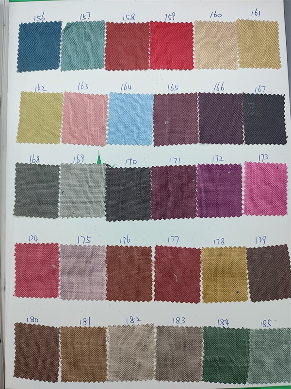 linen color card