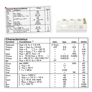 Novo & Original Garantia 1 ano SKM100GB173D IGBT Módulo