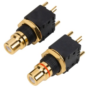 Placa giratoria con asiento RCA chapado en oro, decodificador DAC, entrada/salida coaxial digital, PCB, toma de placa de soldadura de 90 grados - Product Image 4