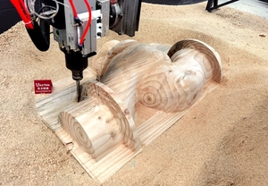 Multifunción ACCTEK 4 Axis 3 Axis Carpintería CNC Router Máquina de corte Cambiador de herramientas automático Puerta de madera Engvaring CNC Router - Product Image 6