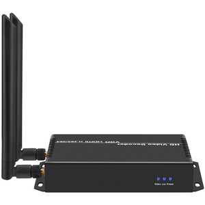 Decodificador inalámbrico IP a HDMI, decodificador con entrada IPTV 4K, RTMP, RTP, UDP