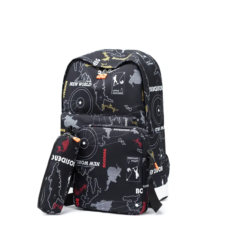 2022 gran oferta precios bajos de mochila escolar paquete de bolsas útiles 3 unid/set para niños adolescente hombre niños y niños mochila impermeable OEM