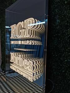 Infinity LED広告ライトボックスカスタマイズロゴ画像多層魔法アビスミラー無料デザインバーKTVネオンライト - Product Image 5