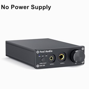 Fosi Audio Q5 USB DAC Converter ESS9018K2M Decodificador digital a analógico Mini adaptador de audio estéreo Amplificador de auriculares Preamplificador - Product Image 5