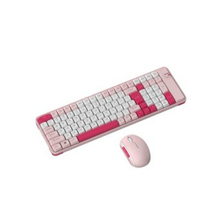 DB QW06 Girls High-Value Office Entertainment Dual Mode Wireless for <strong>Bluetooth</strong> <strong>Keyboard</strong> <strong>Mouse</strong> Set Smart Dual-<strong>Function</strong> for Office - Product Image 4