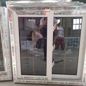 Factory Price Colonial Style Pvc <strong>windows</strong> Sliding <strong>Window</strong> with Grill Design and Mosquito Net - Product Image 2
