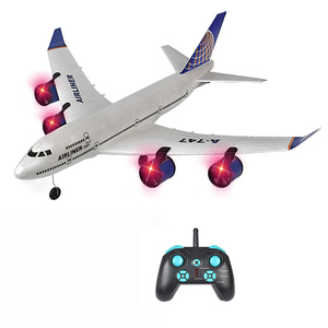 LONGXI 747 A380 rc uçak 3-CH köpük rc model uçak elektrikli uçak uzaktan kumanda Jet rc planör çocuk için oyuncak - Product Image 1