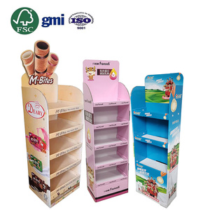 Estante de exhibición de papel corrugado personalizado FSC, caja de exhibición de Pvc de procesamiento, estante de papel, centro comercial, supermercado, caja de exhibición de papel con gancho - Product Image 1