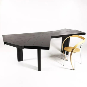 Italia semplice famiglia in legno massello scrivania da Computer forma irregolare scrivania da ufficio per uso domestico o in ufficio - Product Image 1